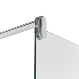 Beliani AHAUS - Douchescherm - Zilver - 90 x 190 cm - Veiligheidsglas