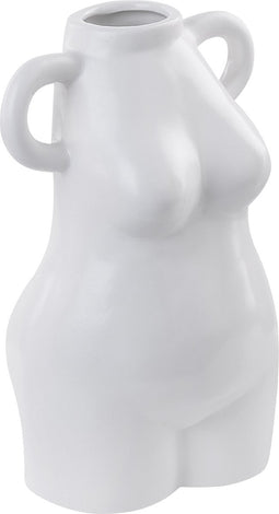 Beliani AIGIO - Bloemenvaas - Wit - Porselein