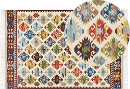 Beliani AKNALICH - Rug - Multicolor - Wol