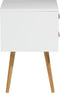 Beliani ALABAMA - Nachtkastje - Wit - MDF