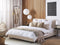 Beliani ALBI - Tweepersoonsbed - Beige - 160 x 200 cm - Polyester