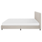Beliani ALBI - Tweepersoonsbed - Beige - 160 x 200 cm - Polyester