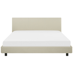 Beliani ALBI - Tweepersoonsbed - Beige - 180 x 200 cm - Polyester