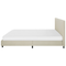 Beliani ALBI - Tweepersoonsbed - Beige - 180 x 200 cm - Polyester