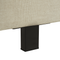 Beliani ALBI - Tweepersoonsbed - Beige - 180 x 200 cm - Polyester