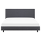 Beliani ALBI - Tweepersoonsbed - Grijs - 160 x 200 cm - Polyester