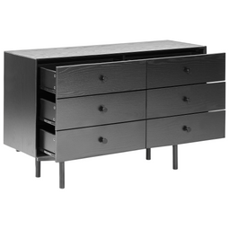 Beliani ALCESTER - Ladekast - Zwart - MDF