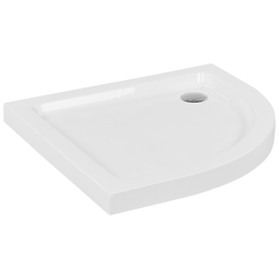 Beliani ALISO - Douchebak - Wit - 90 x 90 x 7 cm - Synthetisch materiaal