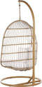 Beliani ALLERA - Hangstoel - Beige - PE rotan