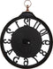 Beliani ALLOZA - Wandklok - Zwart - Kunststof