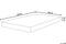 Beliani ALLURE - Mattress - Wit - Polyester