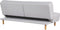Beliani ALSTEN - Slaapbank 3-zits - Grijs - Kunststof