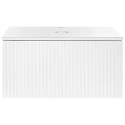 Beliani ALZIRA - Badkamermeubel - Wit - 80 x 52 cm - Hout