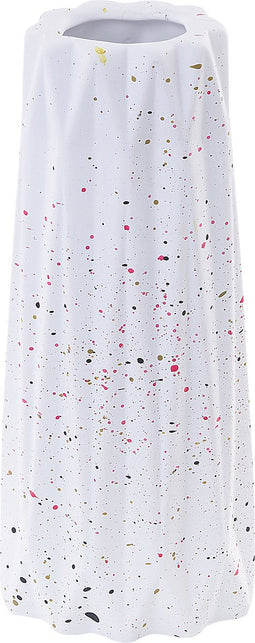 Beliani AMALIADA - Bloemenvaas - Wit - Steengoed