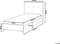 Beliani Ambassador - Bed - Beige - Stof