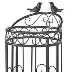 Beliani AMBOISE - Paraplubak - Zwart - Metaal