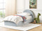 Beliani ANET - Bed met opbergruimte - Lichtblauw - 90 x 200 cm - Fluweel