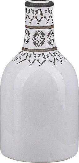 Beliani ANKON - Bloemenvaas - Wit - Steengoed