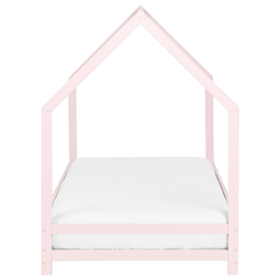 Beliani APPY - Kinderbed - Lichtroze - 90 x 200 cm - Dennenhout
