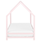 Beliani APPY - Kinderbed - Lichtroze - 90 x 200 cm - Dennenhout
