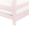 Beliani APPY - Kinderbed - Lichtroze - 90 x 200 cm - Dennenhout