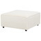 Beliani APRICA - Hoekbank 3-zits met ottomaan - Wit - Linkszijdig - Bouclé
