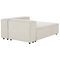 Beliani APRICA - Hoekbank 5-zits - Wit- Linkerzijde - Corduroy
