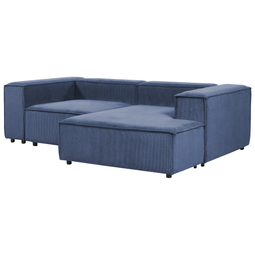 Beliani APRICA - Tweezitsbank - Groen - Linkerzijde - Corduroy