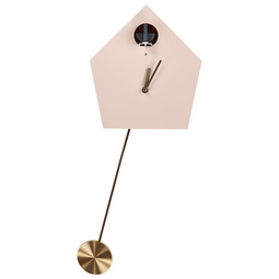 Beliani ARBAZ - Wandklok - Roze - MDF