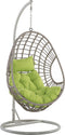 Beliani ARPINO - Hangstoel - Groen - PE rotan