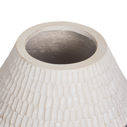 Beliani ARUNCUS - Bloemenvaas - Beige - Magnesium