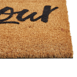 Beliani ASIR - Deurmat - Natuurlijk - 40 x 60 cm - Kokos
