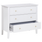 Beliani ASSISI - Dressoir 3 lades - Wit - MDF