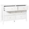 Beliani ASSISI - Dressoir 6 lades - Wit - MDF