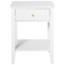 Beliani ASSISI - Nachtkastje 1 lade - Wit - MDF