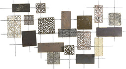 Beliani ASTATINE - Wanddecoratie - Goud - Metaal