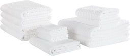 Beliani ATAI - Handdoek set - Wit - Katoen