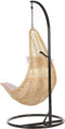 Beliani ATRI - Hangstoel - Beige - PE rotan