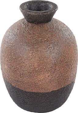 Beliani AULIDA - Decoratieve vaas - Bruin - Terracotta