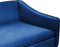 Beliani AURE - 4-zitsbank - Blauw - Fluweel