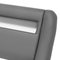 Beliani AVIGNON - Bed met LED-verlichting - Grijs - 160 x 200 cm - Kunstleer