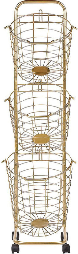 Beliani AYAPAL - Badkamer accessoires - Goud - Metaal