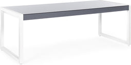 Beliani BACOLI - Tuintafel - Grijs - Aluminium