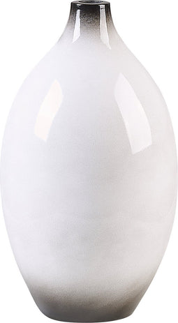 Beliani BAEZA - Decoratieve vaas - Wit - Terracotta