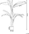 Beliani BANANA TREE - Kunstplant - Groen - Kunststof