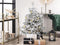 Beliani BASSIE - Kerstboom - Wit - PVC