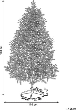 Beliani BENITO - Kerstboom - Groen - PVC