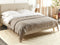 Beliani BERE - Bedsprei - Taupe - 200 x 220 cm - Katoen