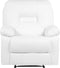 Beliani BERGEN - TV-fauteuil - Wit - Kunstleer