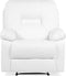 Beliani BERGEN - TV-fauteuil - Wit - Kunstleer